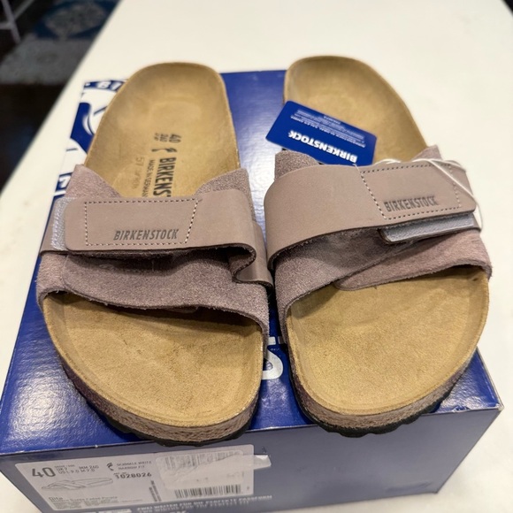 Birkenstock Women’s Oida Suede Leather Sandals Washed Purple Size US 9-9.5 NEW! - Picture 2 of 7